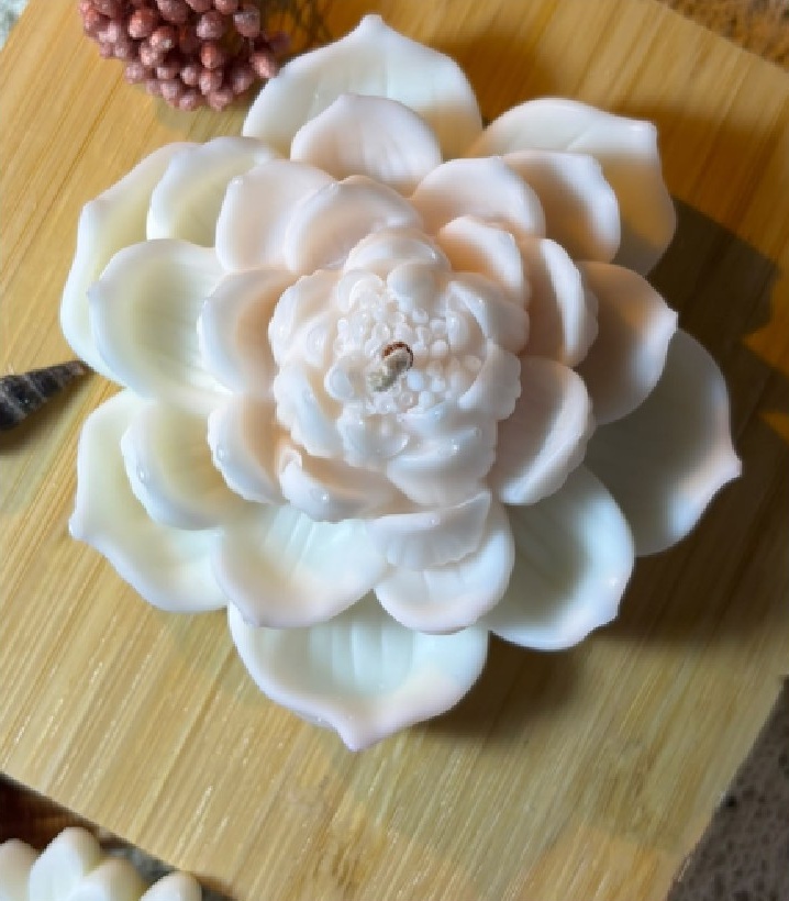 Lotus Blossom Meditation Candle