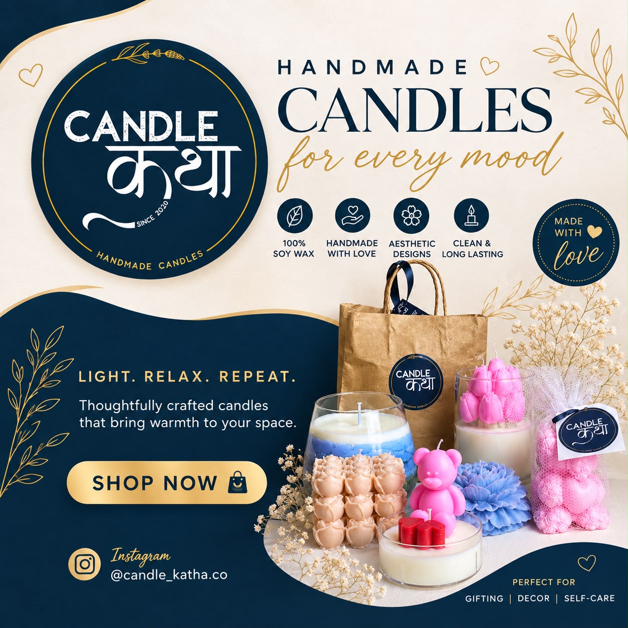 Candle Katha Handcrafted Candles